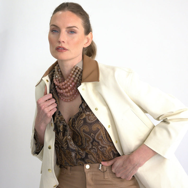 Bella Gradated Mauve Necklace