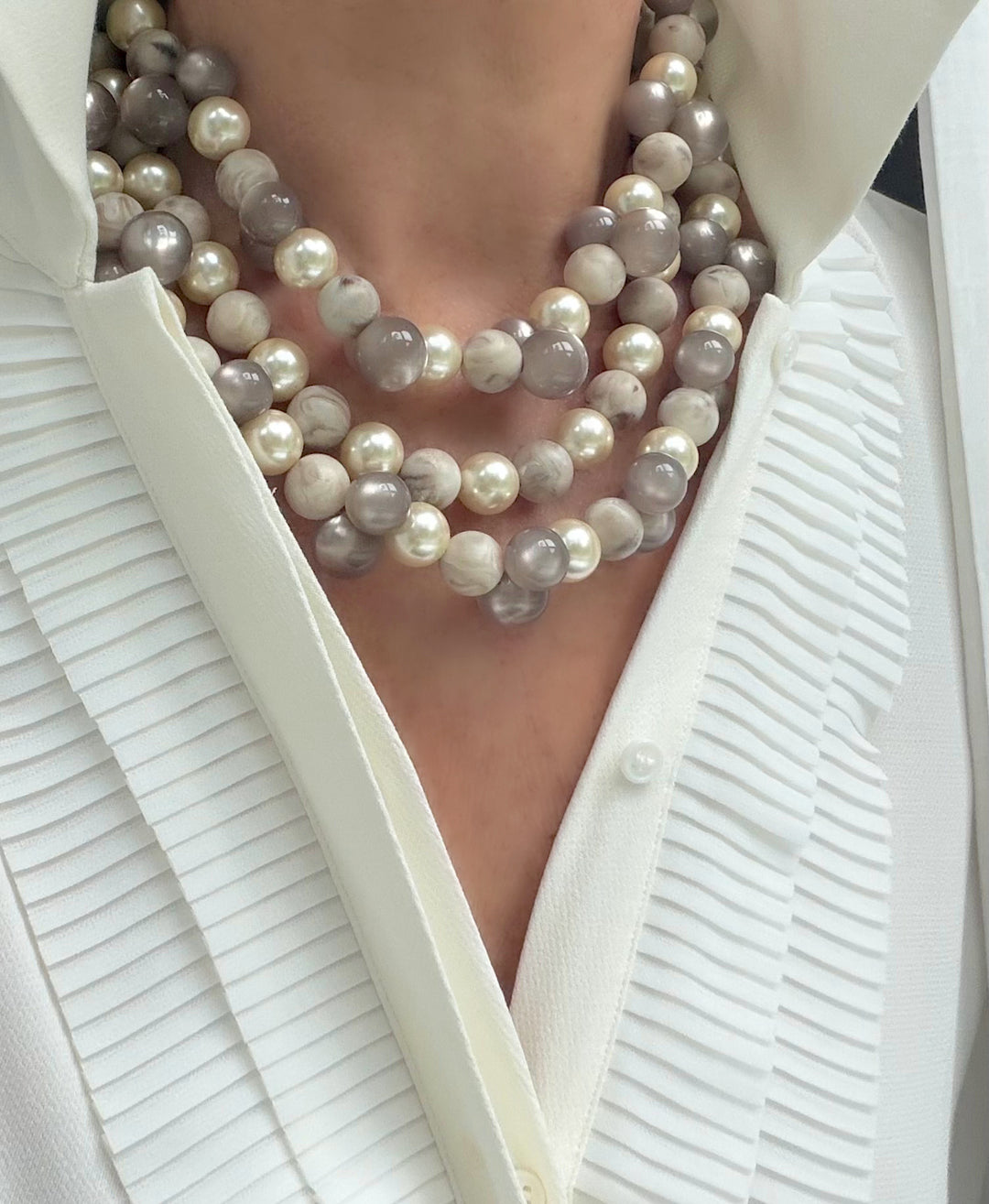 Gisella Cashmere Earth Necklace -  Fairchild Baldwin