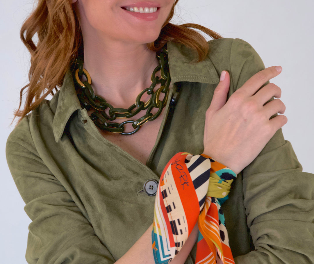 Harper Olive Necklace