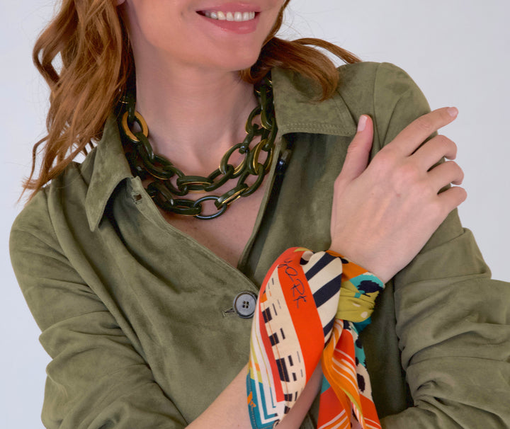 Harper Olive Necklace