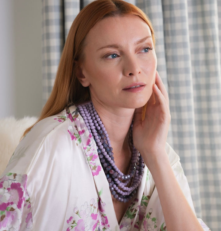 Helena Orchid Necklace