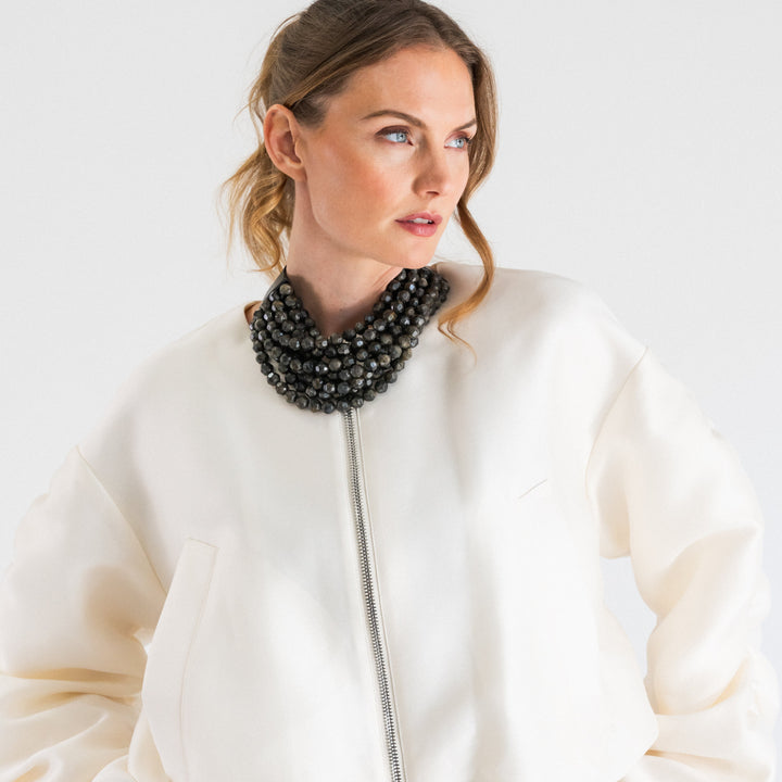 Bella Mineral Graphite Necklace