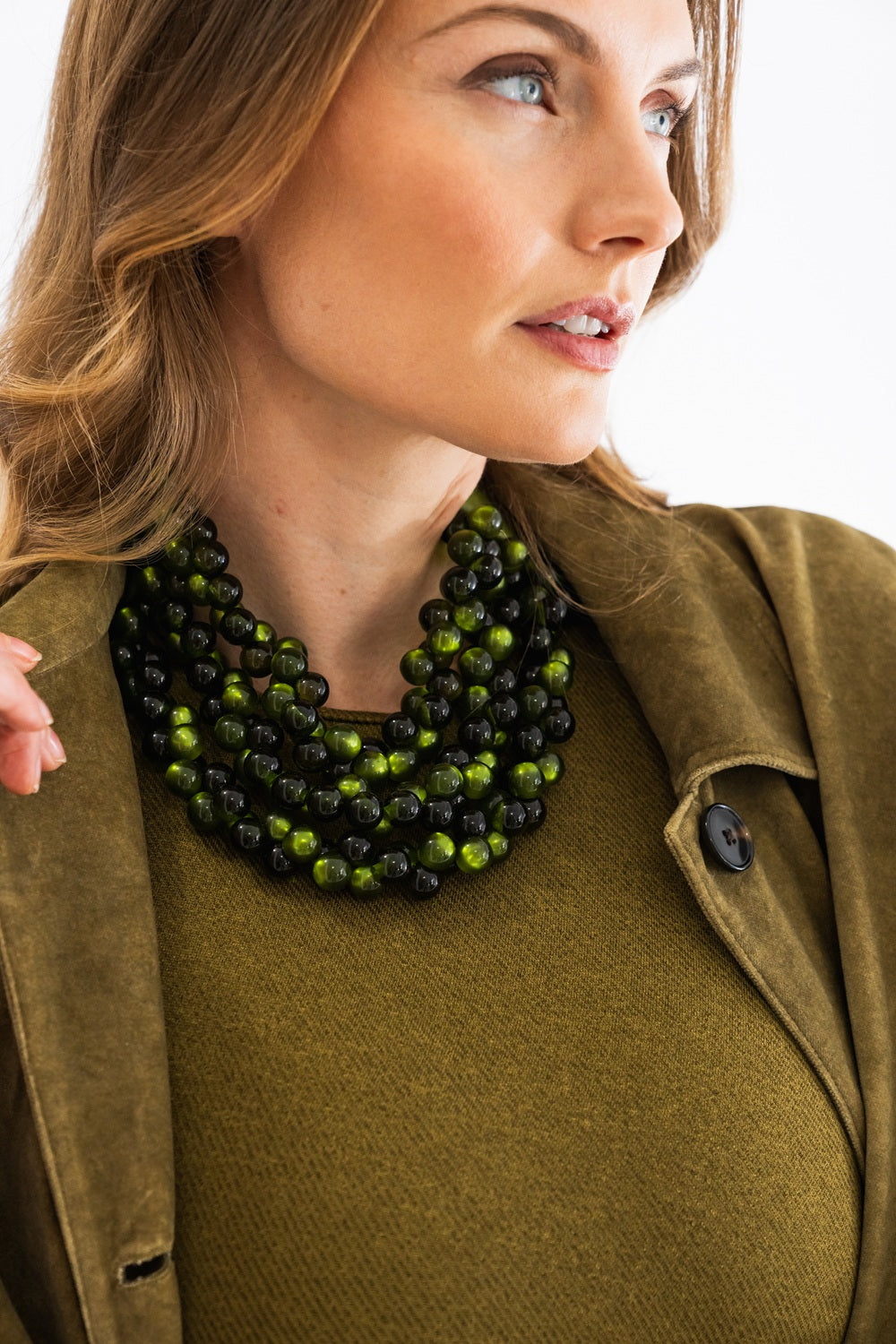 The Bubble Olive Necklace
