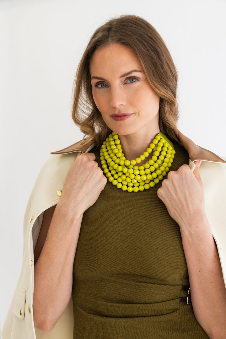 Bella Summer Chartreuse Necklace