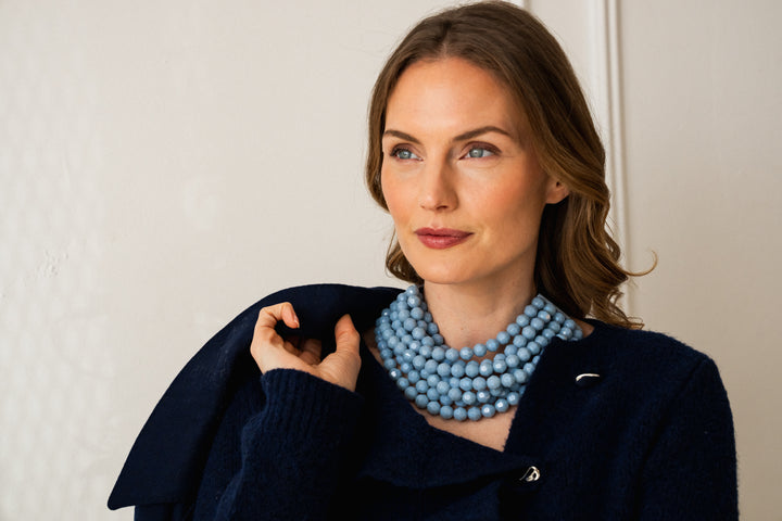Bella Cornflower Necklace