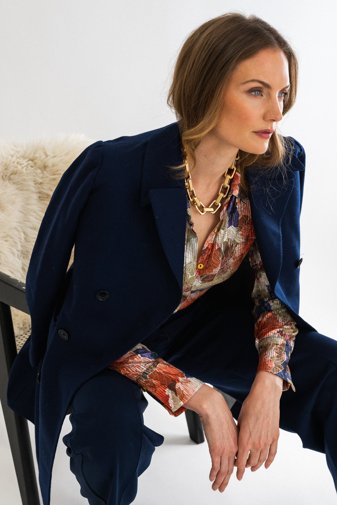 The Antonia Gold Chain Link Necklace