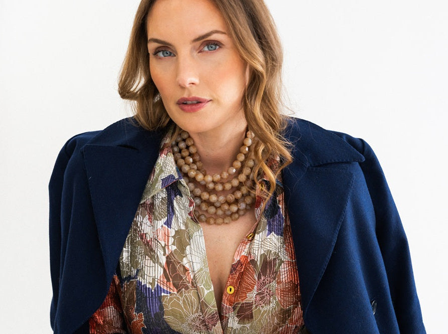 Bella Marble Earth Necklace