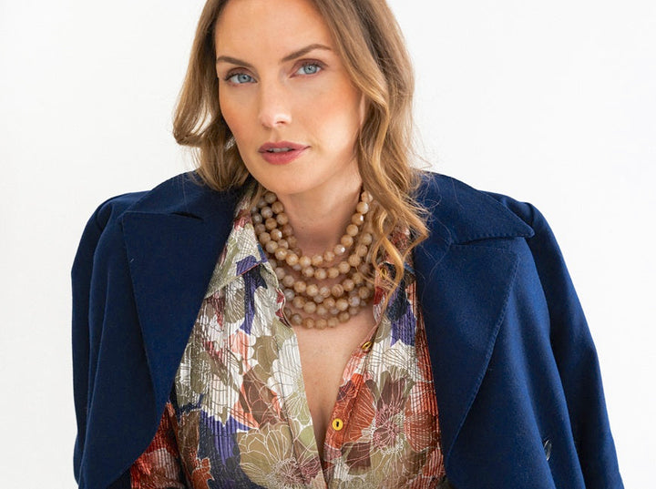 Bella Marble Earth Necklace