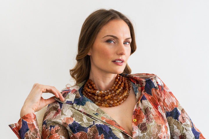 Bella Gradated Tortoise Necklace