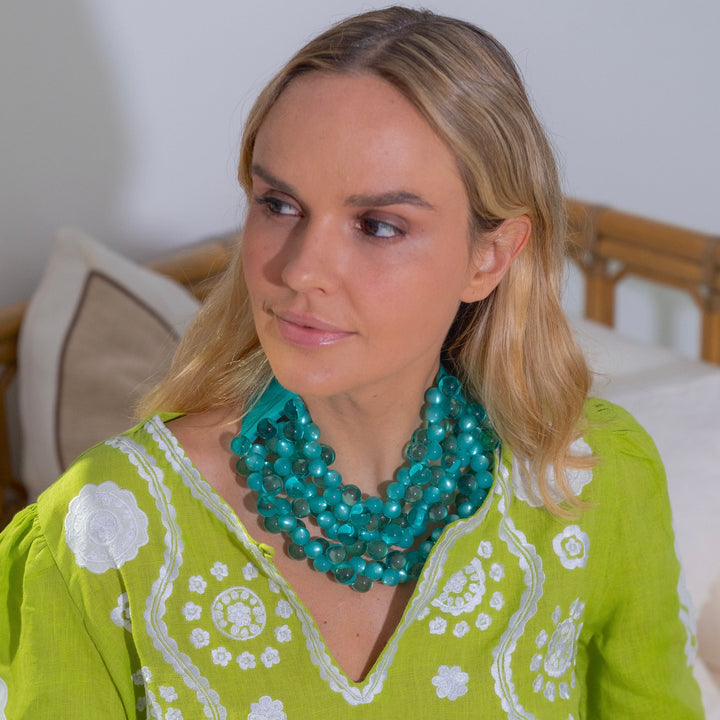 The Bubble Aqua Necklace