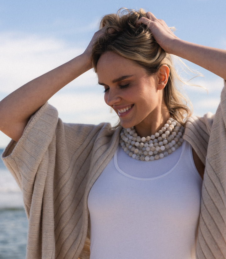 Bella Three Tone Neutral Necklace