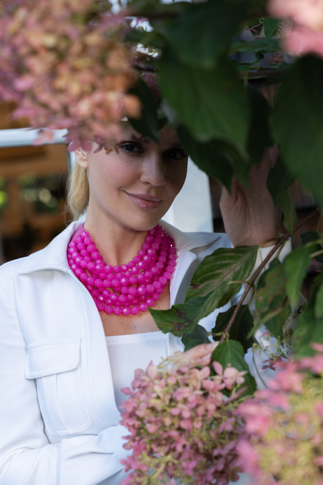 Bella Bright Pink Necklace