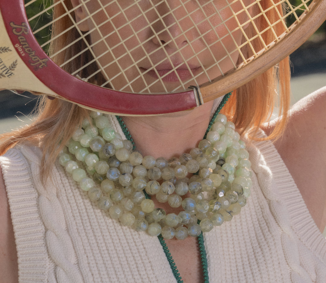 Gradated Bella Pearlized Citrine Necklace