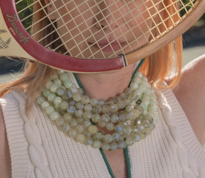 Gradated Bella Pearlized Citrine Necklace