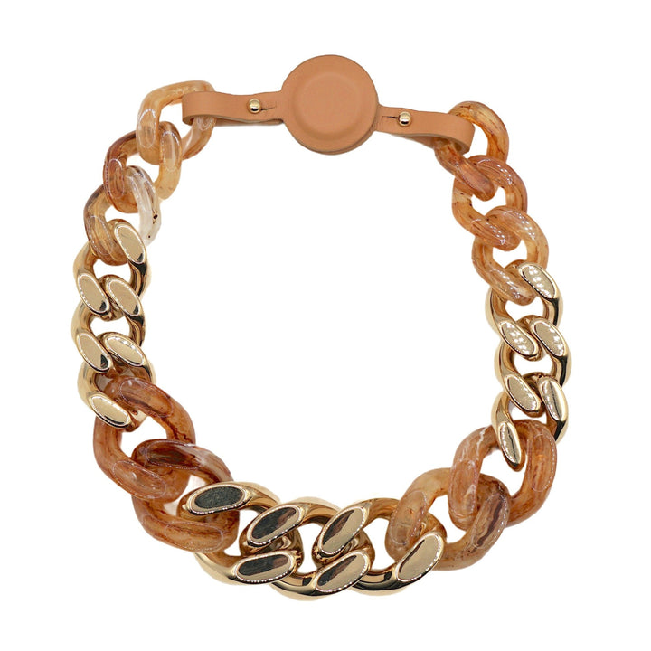 The Fairchild Gold/Tortoise Chain Link Necklace