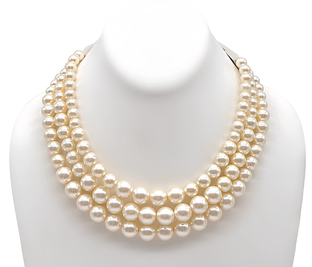 ネックレス・ペンダント Casablanca GRADIENT PEARL COLUMN NECKLACE Casablanca Gradient Pearl Column Necklace | APS25JW26001GOLD