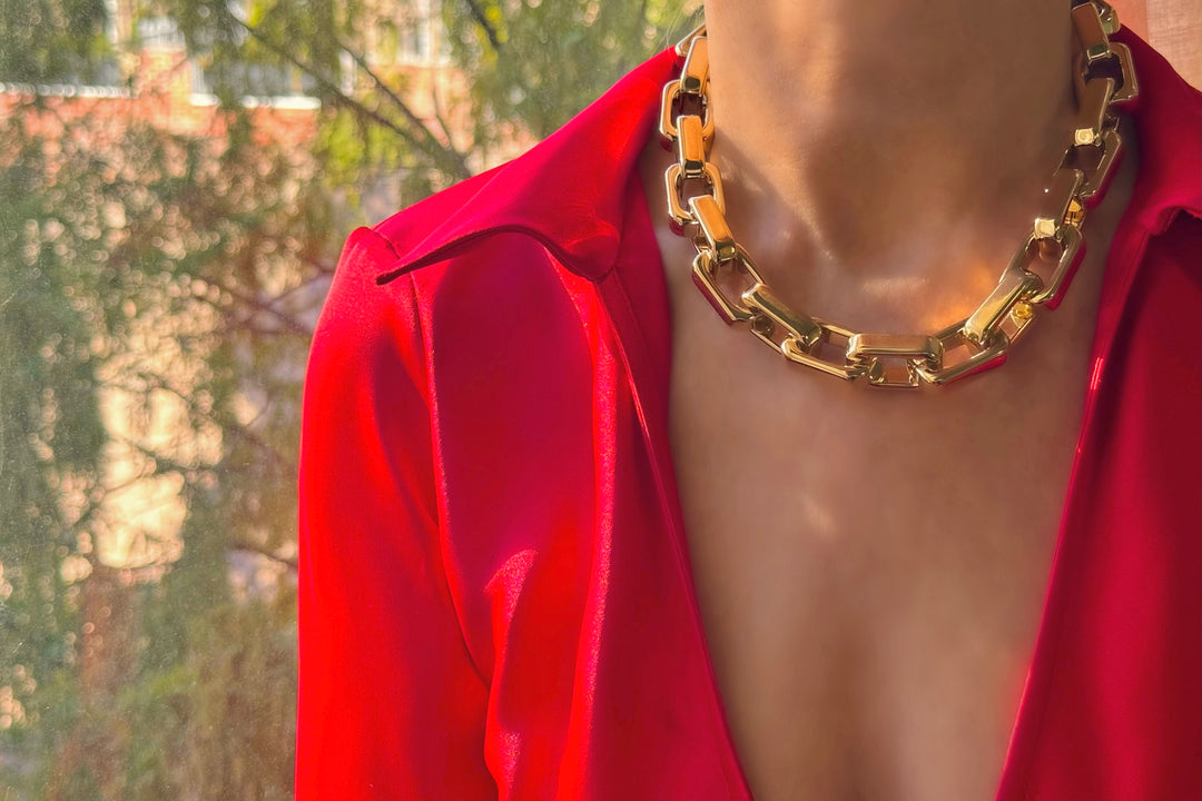 The Antonia Gold Chain Link Necklace