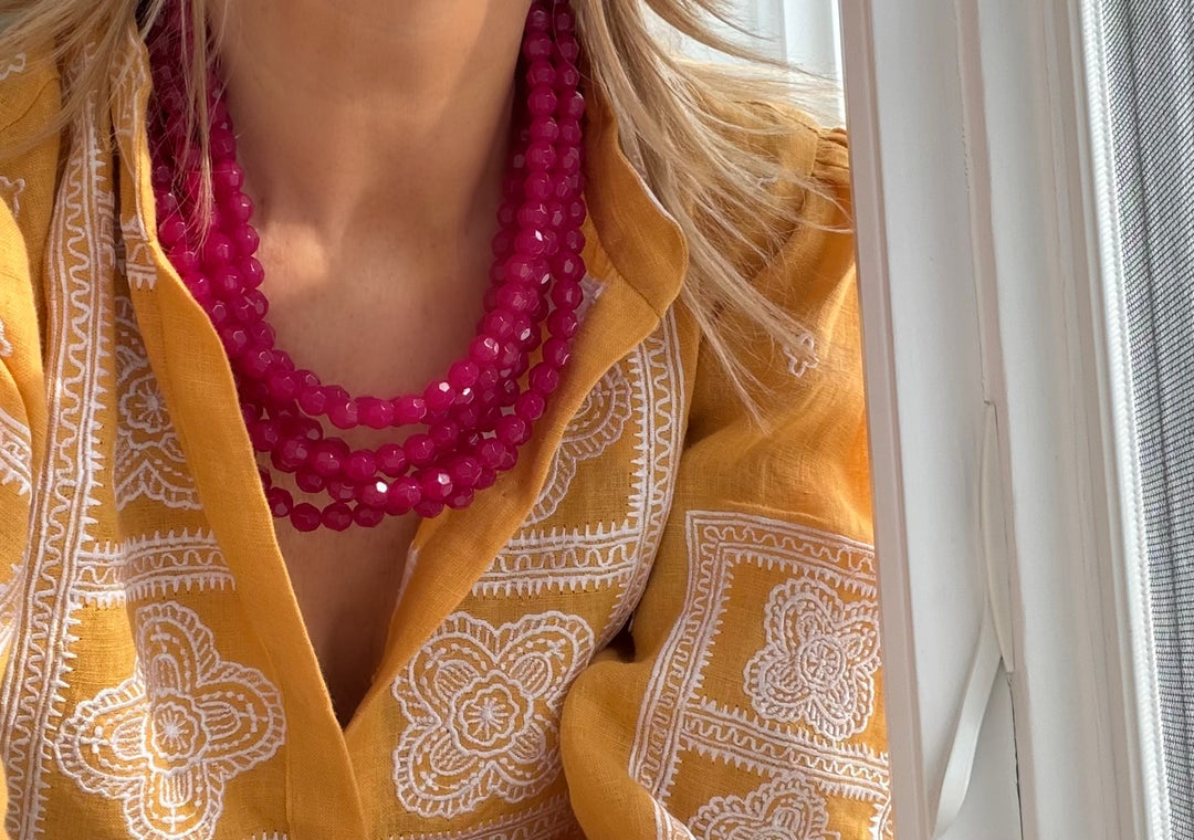 Helena Fuchsia Necklace