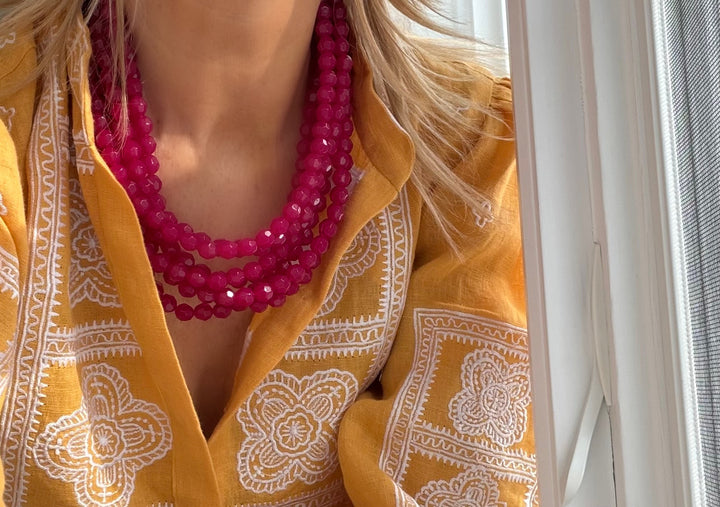 Helena Fuchsia Necklace
