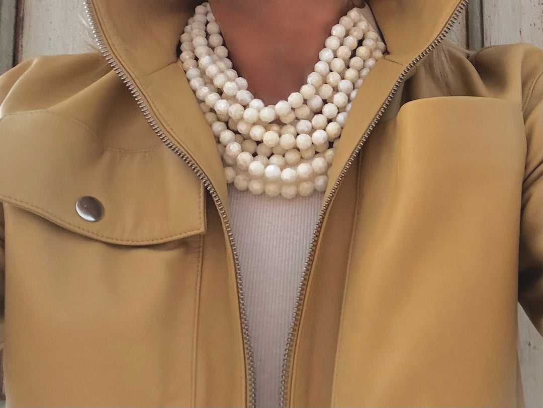 Medium Bella Ivory Necklace