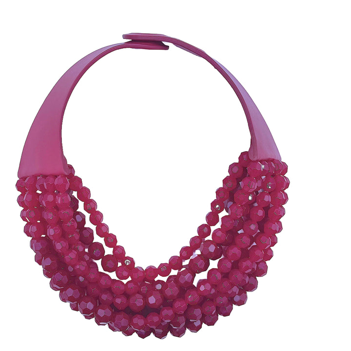 Bella Grace Fuchsia Necklace