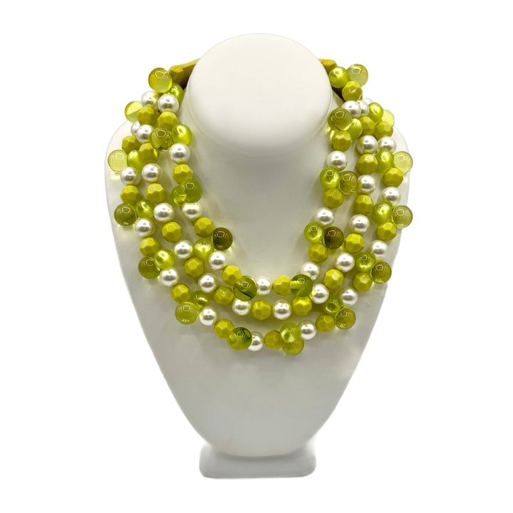 Gisella Chartreuse Necklace