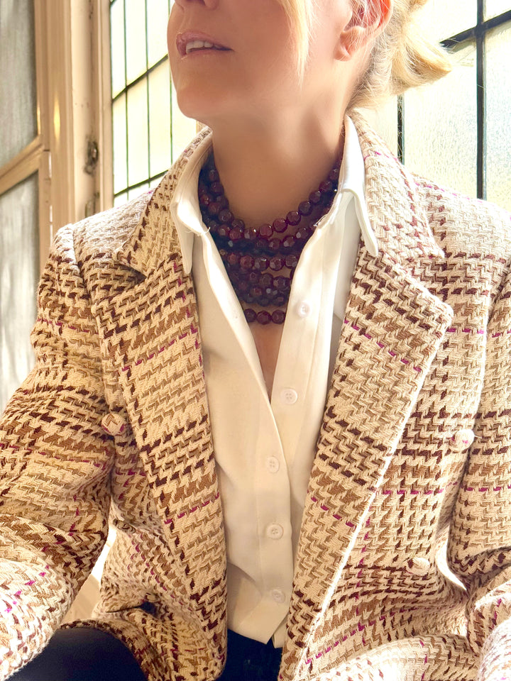 Bella Deep Cherry Necklace