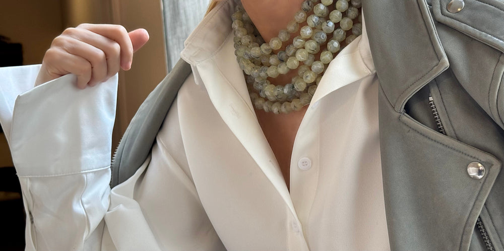 Bella Marble Citrine Necklace -  Fairchild Baldwin
