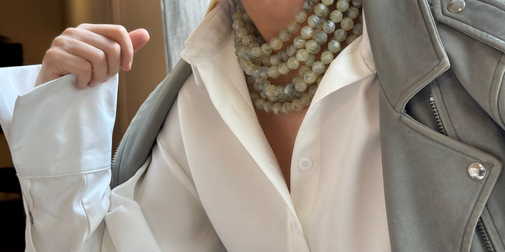 Bella Marble Citrine Necklace -  Fairchild Baldwin