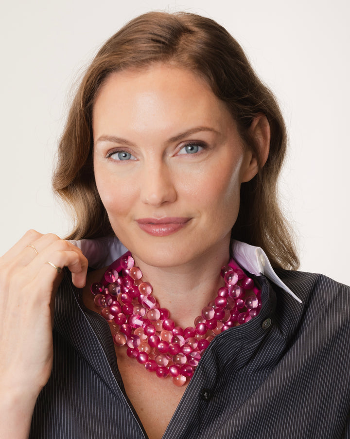 The Bubble Pink Necklace