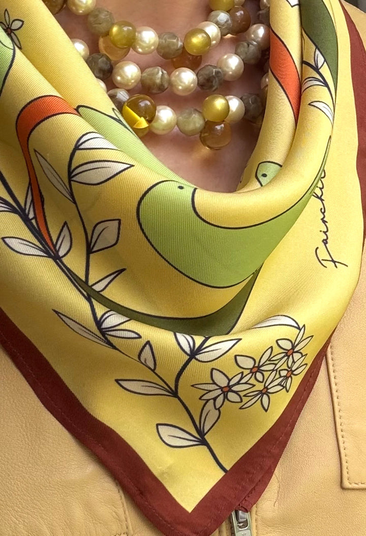 Birds of a Feather Scarf -  Fairchild Baldwin