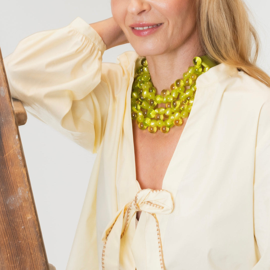 The Bubble Chartreuse Necklace