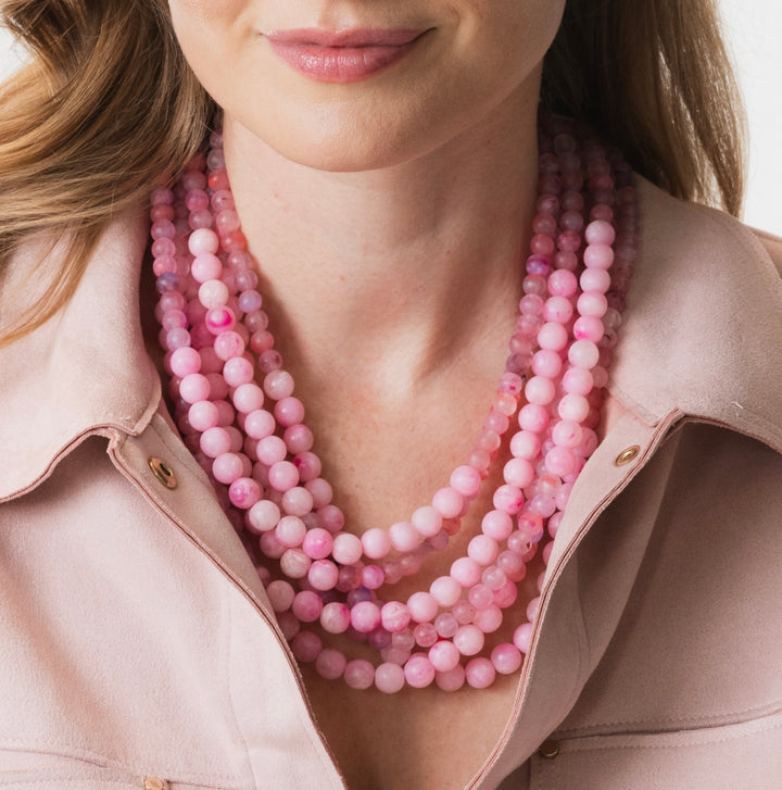 Helena Carnation Pink Necklace