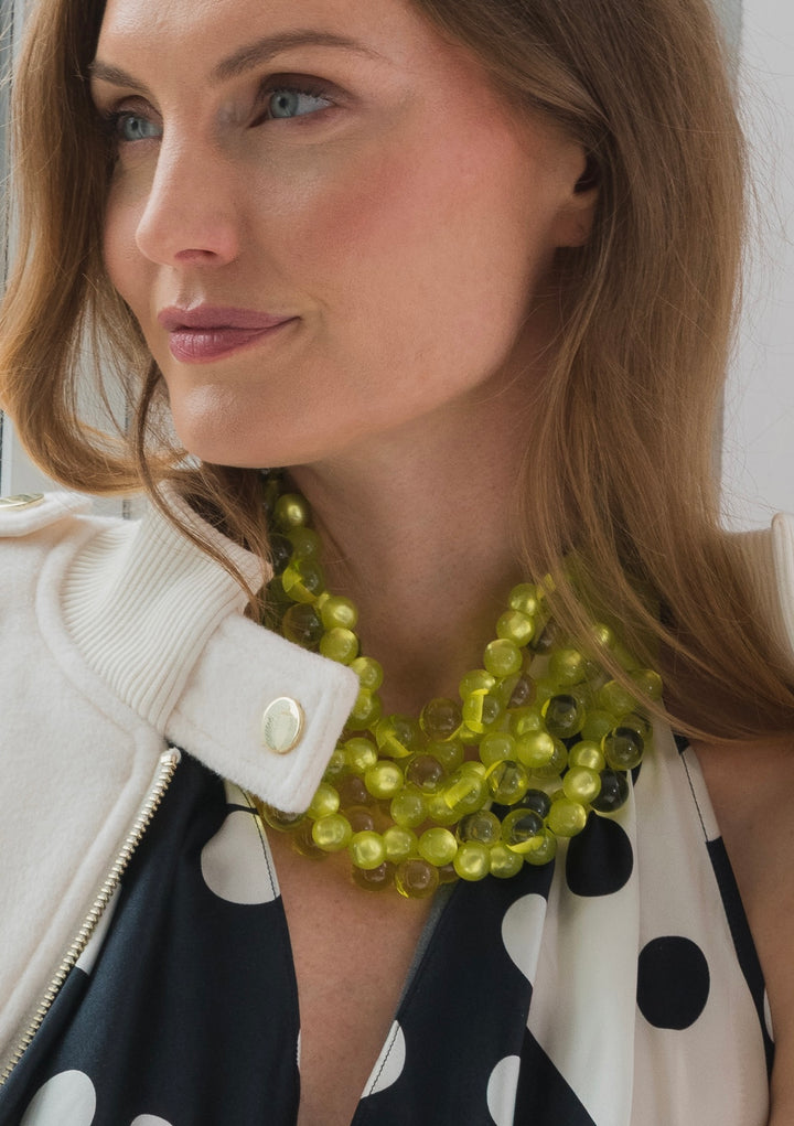 The Bubble Chartreuse Necklace