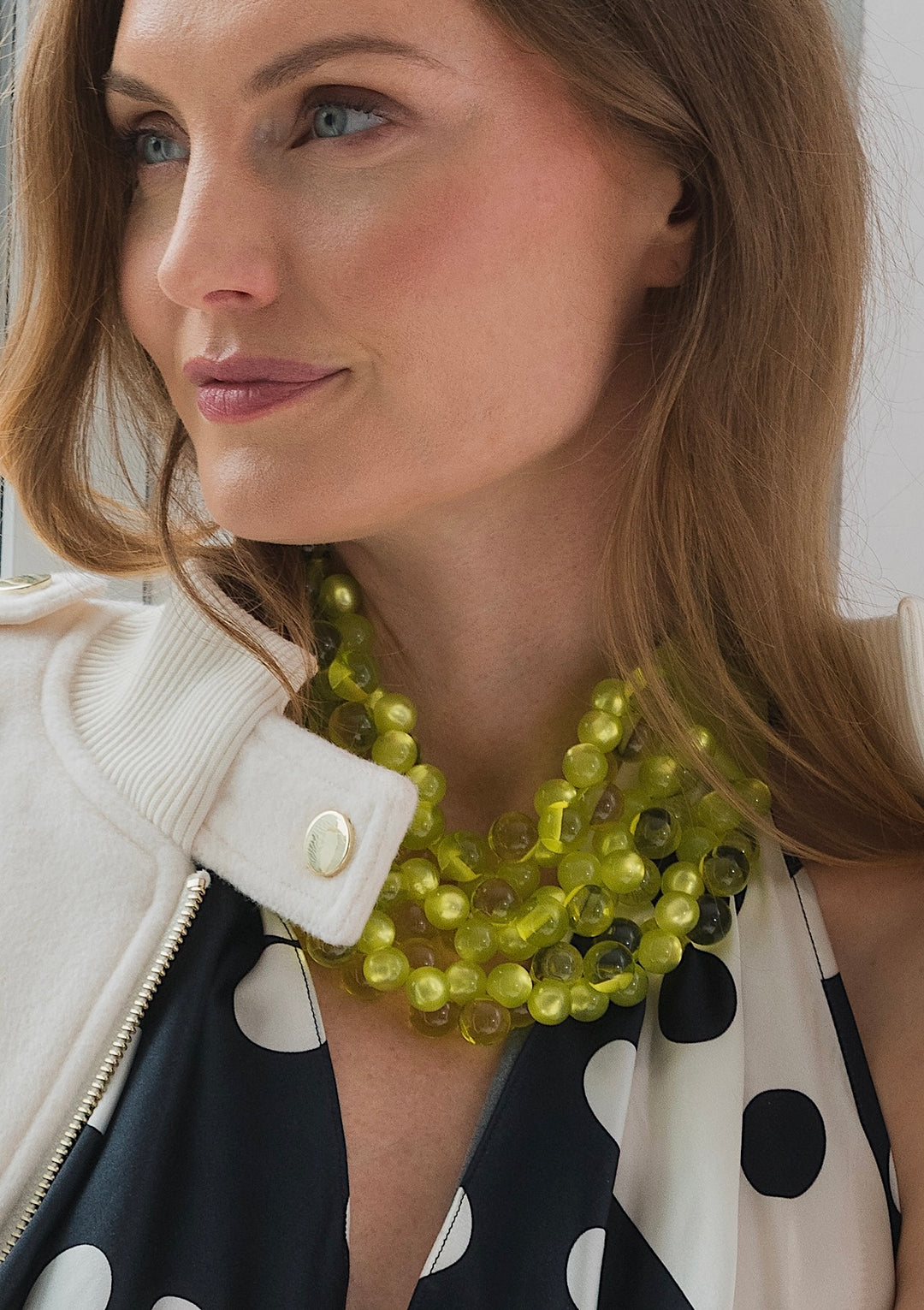 The Bubble Chartreuse Necklace -  Fairchild Baldwin