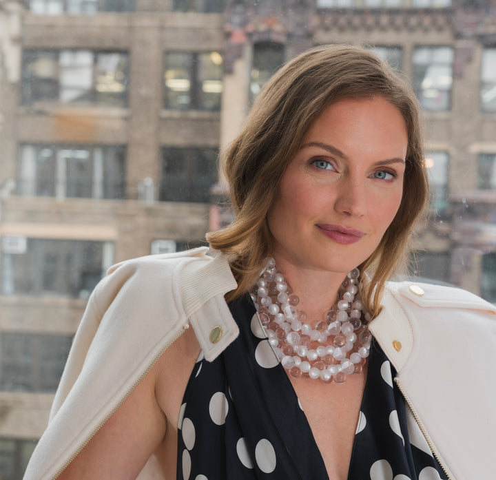 The Bubble Clear White Necklace