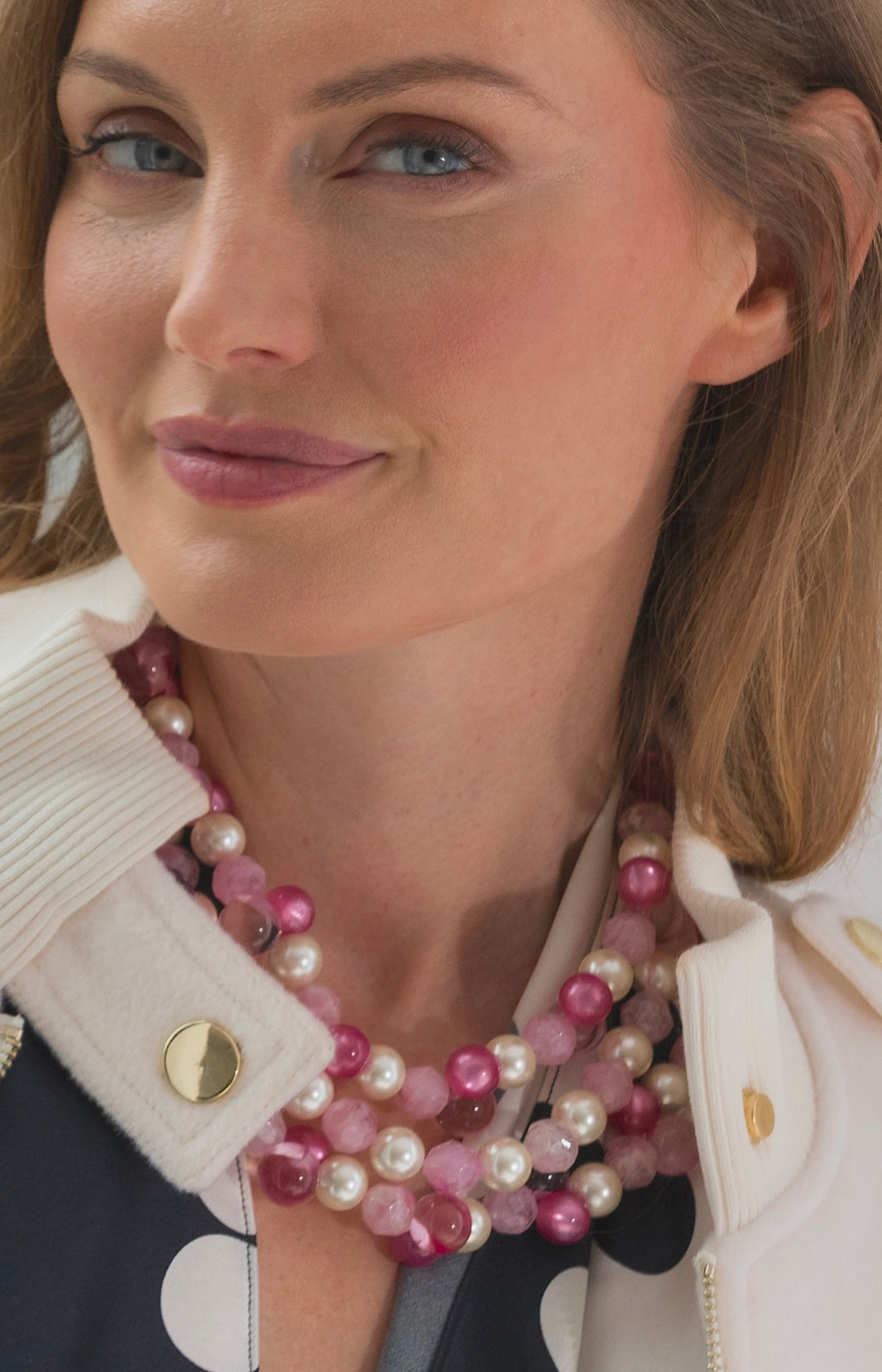 Gisella Pink Blush Necklace
