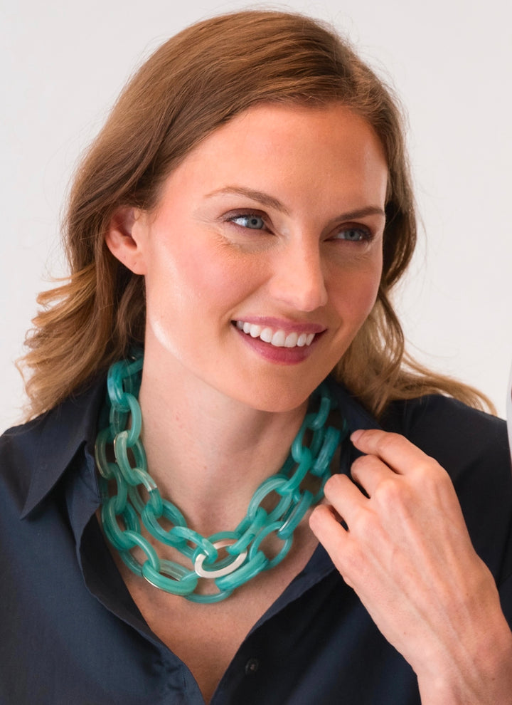 Harper Aqua Necklace