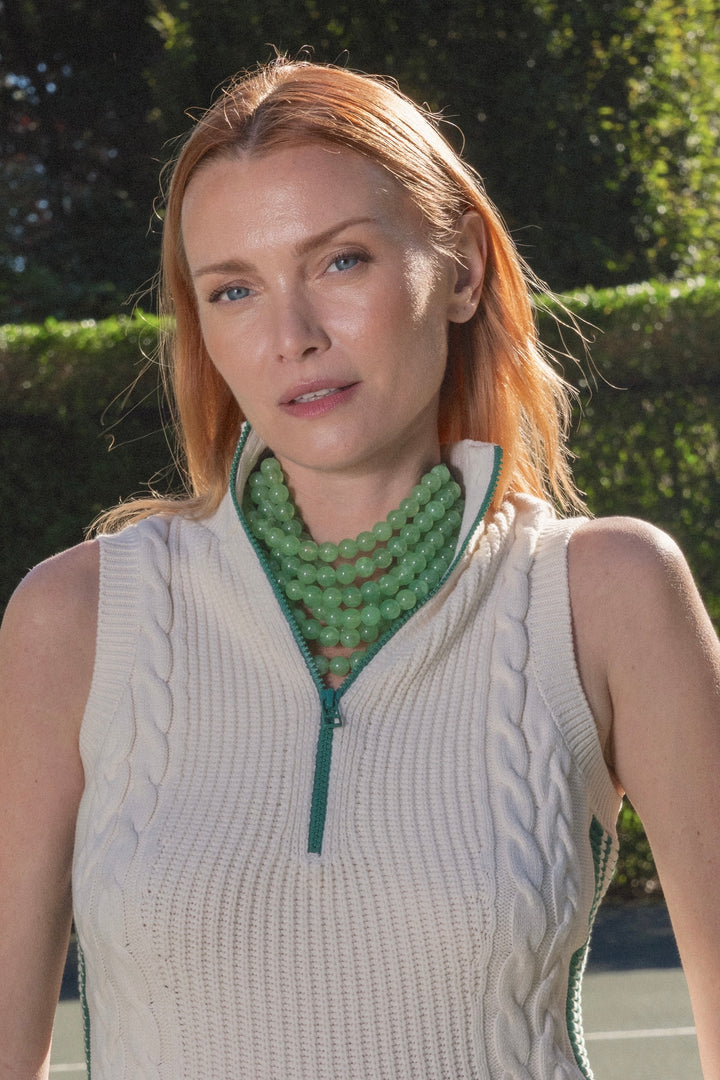 Round Bella Jade Necklace