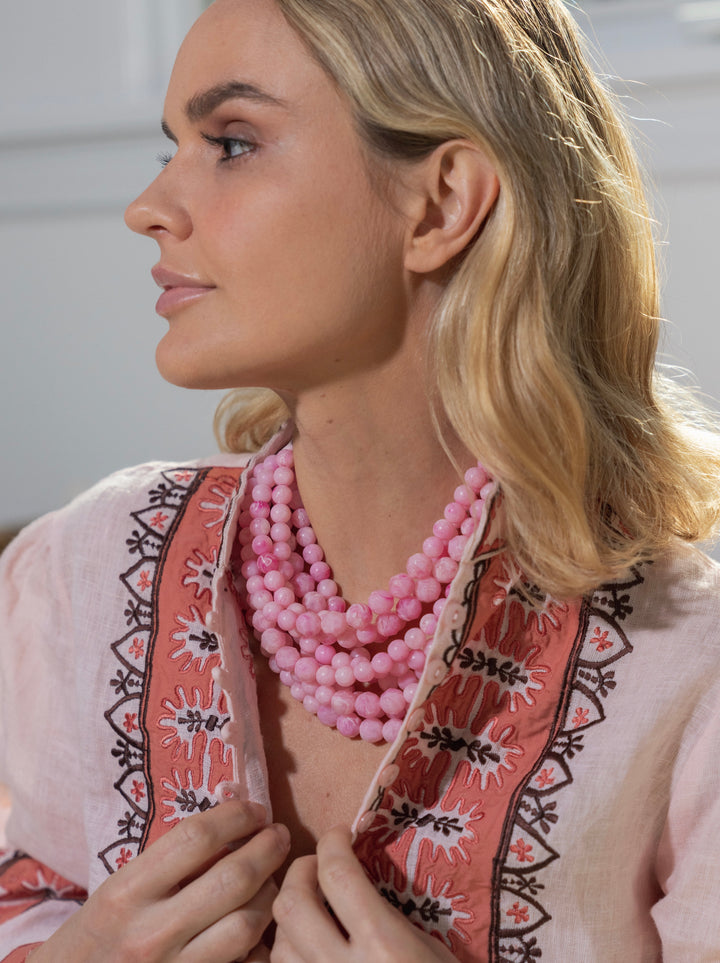 Marbella Carnation Pink Necklace