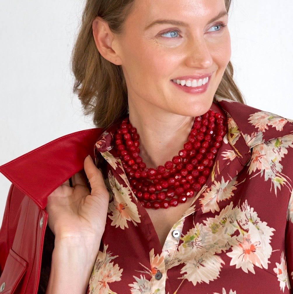 Bella Grace Ruby Necklace -  Fairchild Baldwin