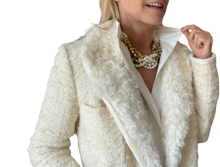Olympia Braided Gold Glass & Pearl Necklace