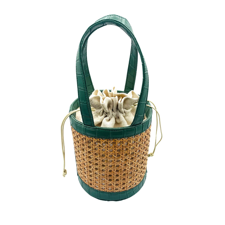 Bucket Green Handbag