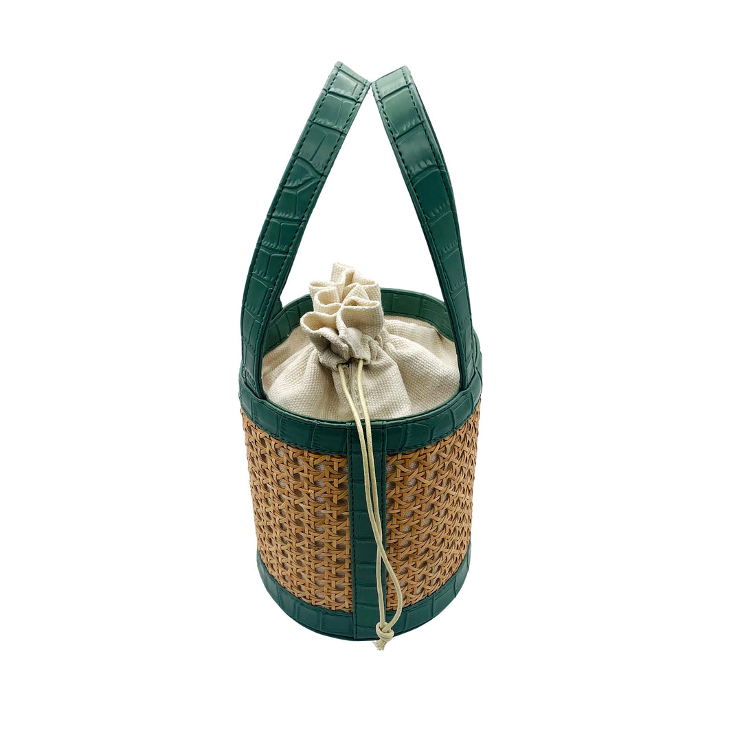 Bucket Green Handbag