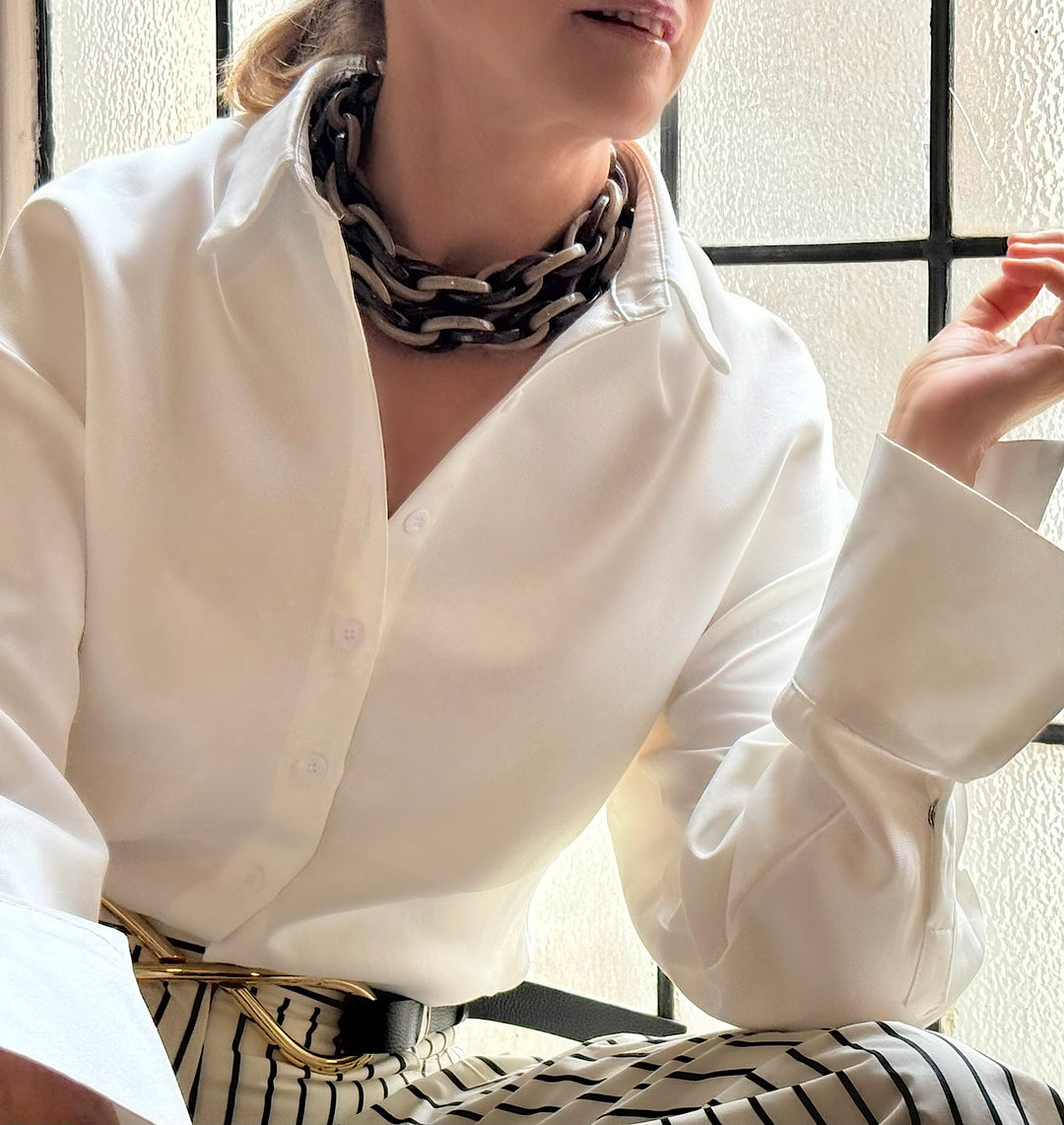 Mirella Driftwood Chain Link Necklace