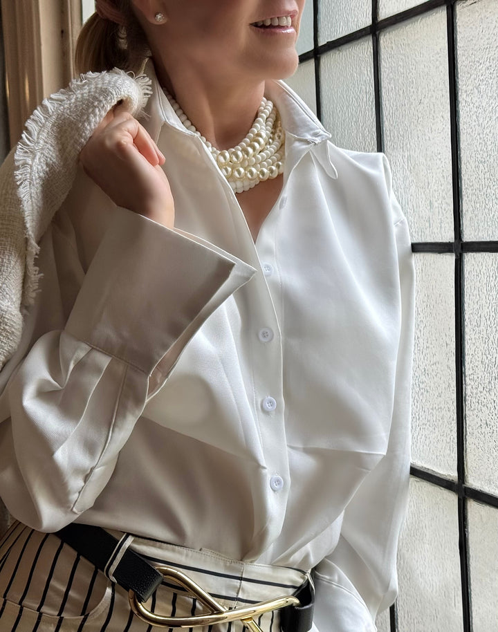 Marcella Cream Pearl Necklace