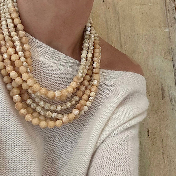 Augusta Caramel Oat Necklace