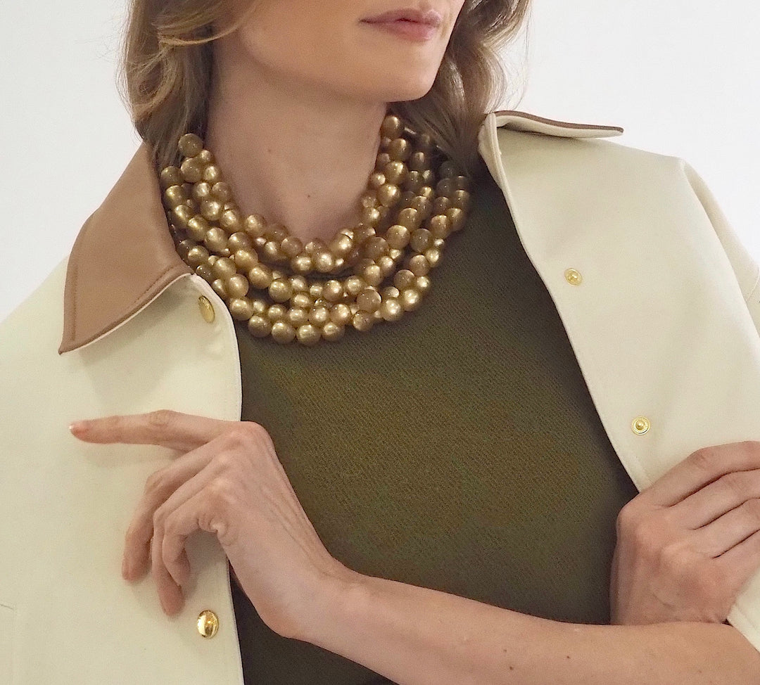 The Bubble Gold Necklace