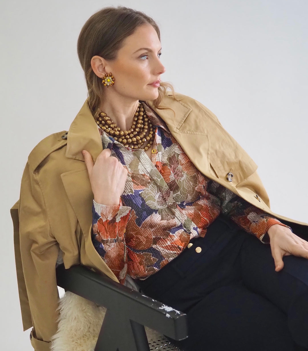 Rosette Earrings