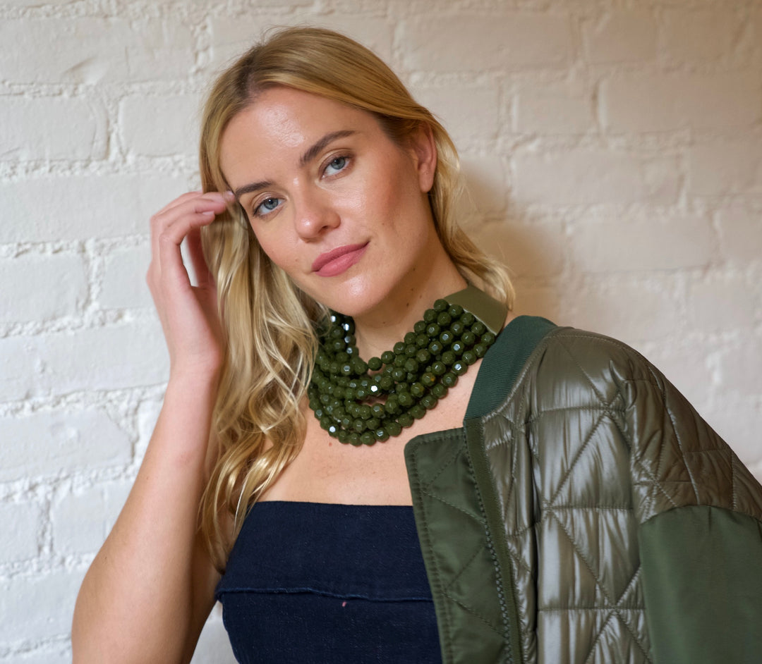 Bella Olive Necklace -  Fairchild Baldwin